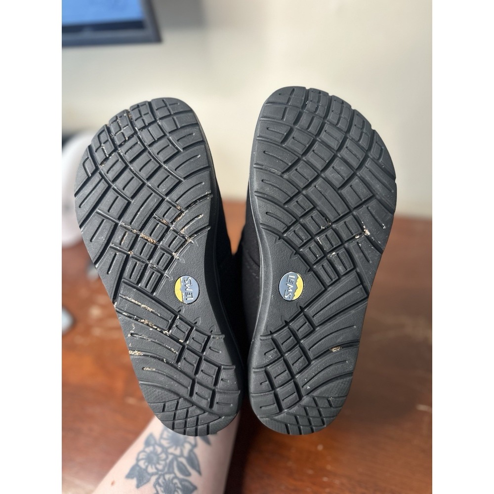 Lems Canvas Chukka Shoe Womens 8.5 Black Low Drop Barefoot Wide Toe Box Vegan - Picture 7 of 7